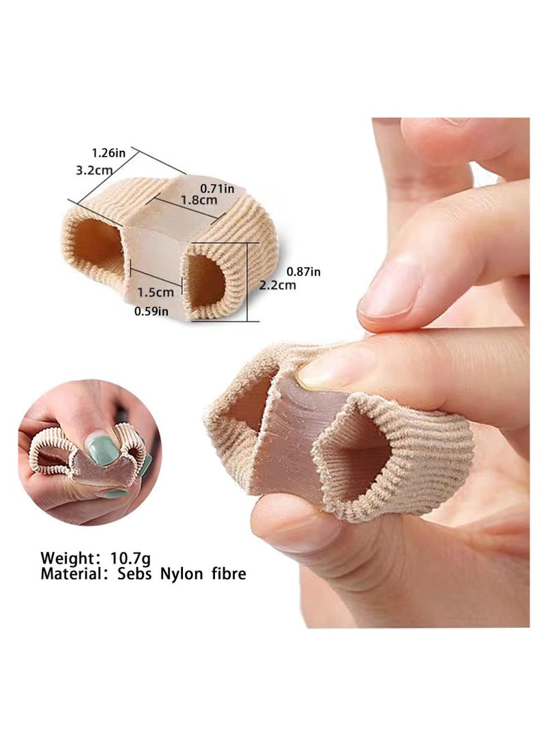 Dubkart Toe Spacers Separator, Gel Toe Spacers Bunion Corrector，Breathable Fabric Bunion Corrector, Gel Bunion Corrector for Overlapping Toe and Bunion Pain Relief - Image 5