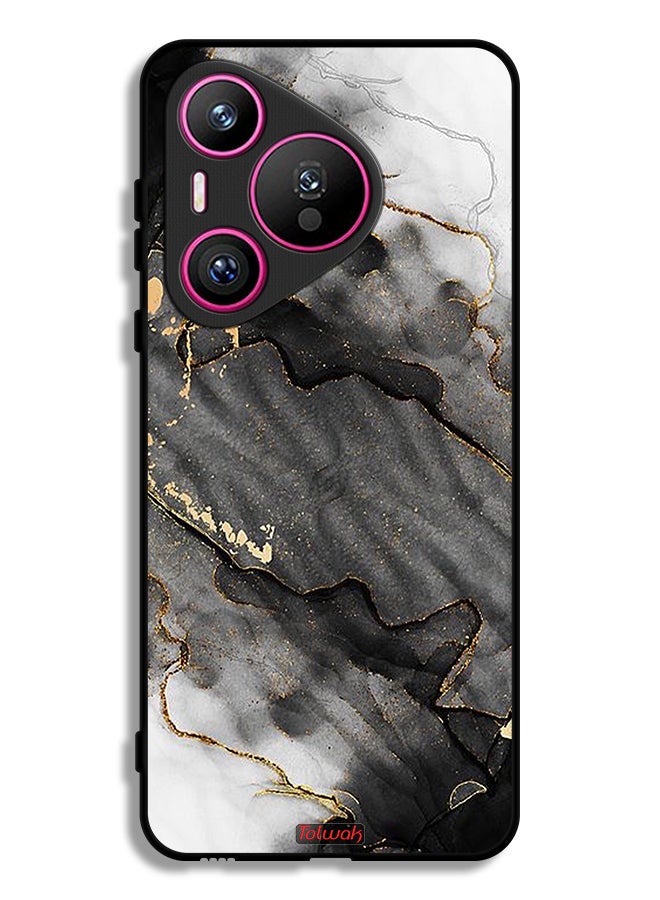Tolwak Huawei Pura 70 Protective Case Cover Glitter Marble - Image 1