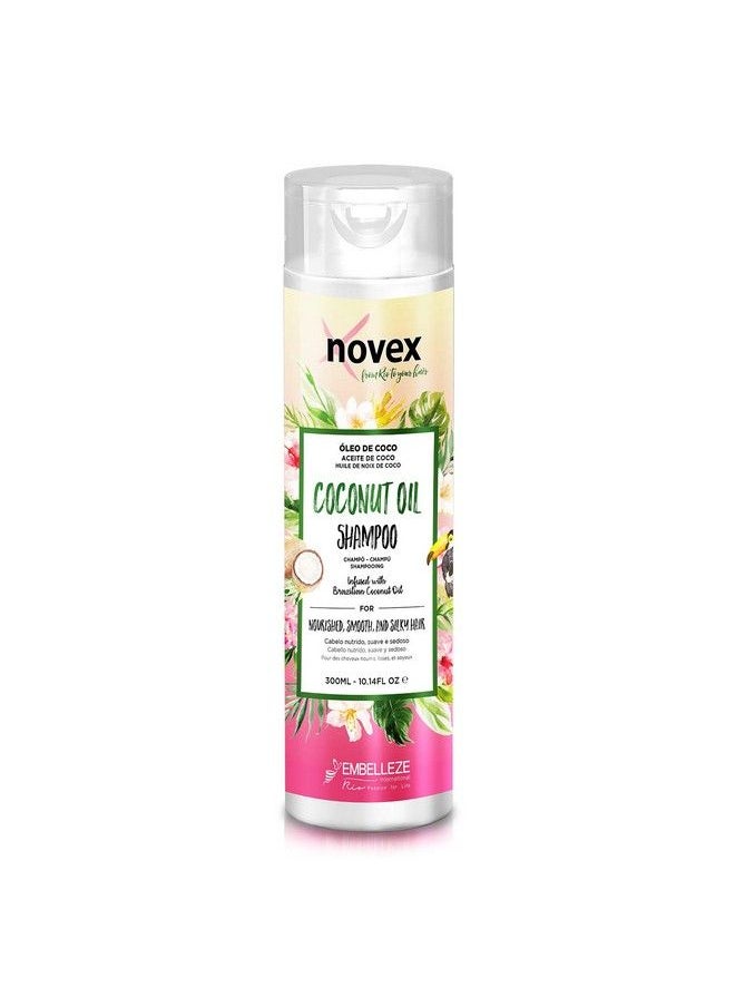 NOVEX Coconut Oil Shampoo Intense Frizz Control 10.1 Fo Bottle  - Image 1