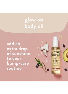 The Honest Company The Honest Company Honest Mama Body + Belly Bump Love Bundle | Moisturizing, Plant-Based Oil + Stretch Mark Butter Cream  - Image 3