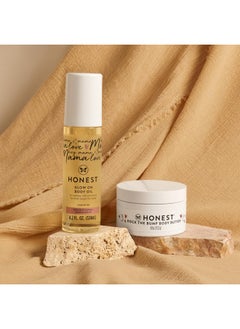 The Honest Company The Honest Company Honest Mama Body + Belly Bump Love Bundle | Moisturizing, Plant-Based Oil + Stretch Mark Butter Cream  - Image 2