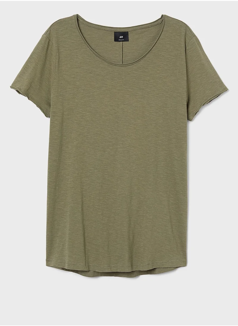 H&M Scoop Neck T-Shirt