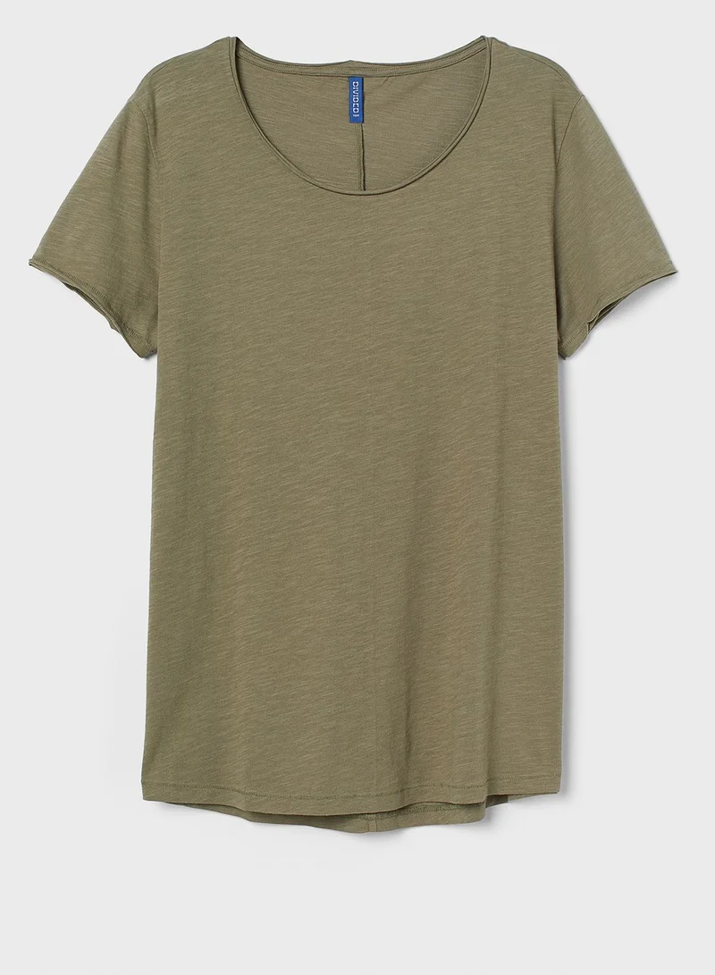 اتش اند ام Scoop Neck T-Shirt