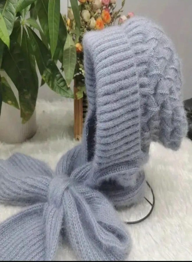 KRIDARSH NEW Winter Cap for Women Woolen Cap with Mufflers for Women, 2 in 1 Mask Scarf Knitted Woolen for Women & Girls Muffler Stylish & Scarf Ear Protection (Multicolour) - Image 5