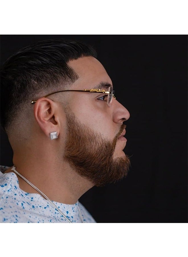 Ocean Stylish Cheetah Metal Head Sunglasses - Image 4