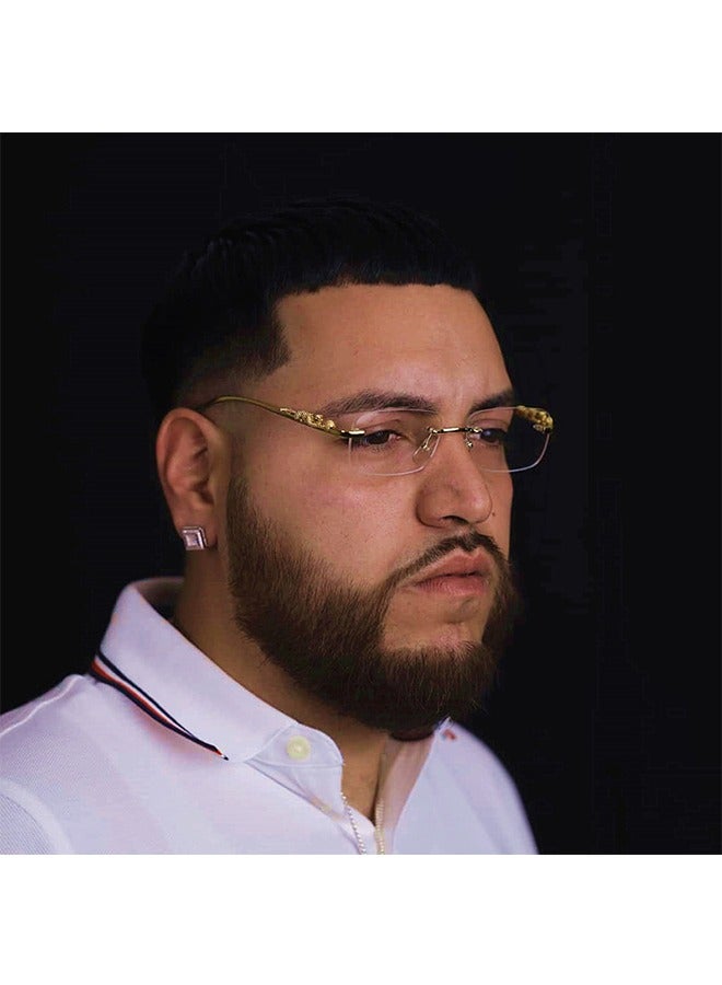 Ocean Stylish Cheetah Metal Head Sunglasses - Image 5