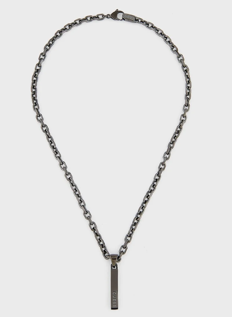 GUESS Juxn03001Jwgmt/U Logo Necklace