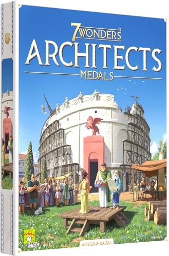 Asmodee أسمودي 7 عجائب المهندسين - توسعة الميداليات: عجائب جديدة وميداليات واستراتيجيات تنتظر حضارتك - لعبة استراتيجية للأطفال والبالغين من عمر 8 إلى 27 سنة - 25 دقيقة زمن اللعب - Image 1
