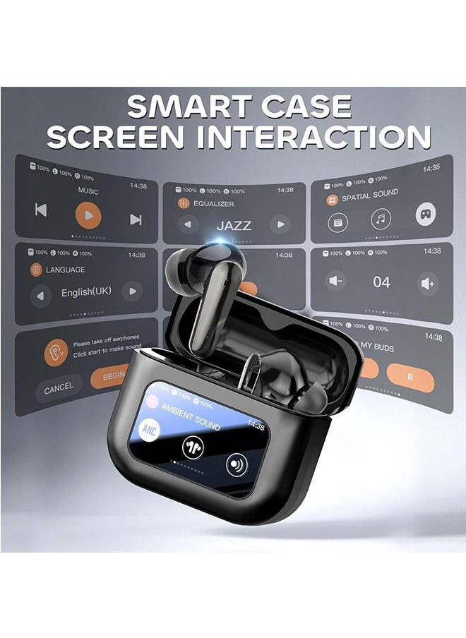 Garlo - Garlo True Wireless Earbuds, Bluetooth 5.4 Earphones, Headphones Wireless with Active Noise Cancellation, Smart Case, 48Hs Playtime In Ear buds, 6-Mic Deep Bass Earbuds, Customization via App - Image 1
