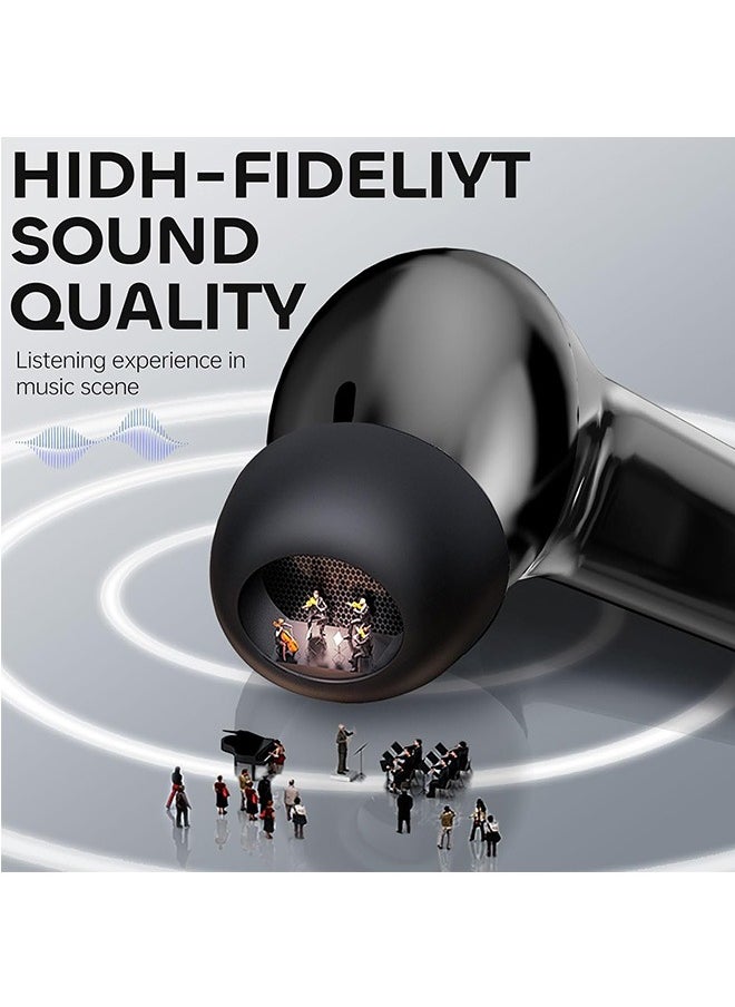 Garlo - Garlo True Wireless Earbuds, Bluetooth 5.4 Earphones, Headphones Wireless with Active Noise Cancellation, Smart Case, 48Hs Playtime In Ear buds, 6-Mic Deep Bass Earbuds, Customization via App - Image 1