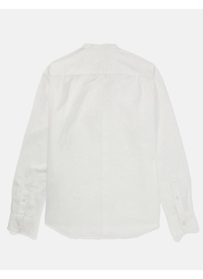امريكان ايجل - Band Collar Regular Fit Shirt - Image 1