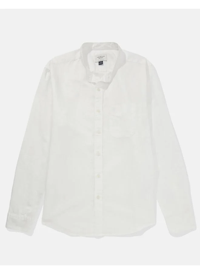 American Eagle Band Collar Regular Fit Shirt