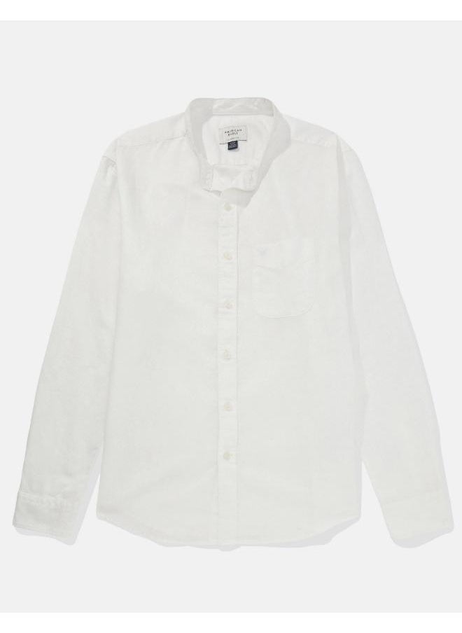 امريكان ايجل - Band Collar Regular Fit Shirt - Image 1