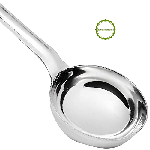 RJ kitchenware Store Stainless Steel Basting/Serving Ladle Set (2 Pieces) Premium Stainless Steel Kitchen Tools Set for Cooking, Set - Image 4