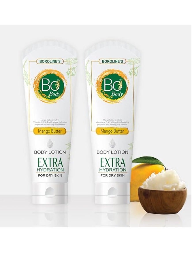 BOROLINE Bo Body Lotion For Dry Skin 100ml (Pack of 2) - Image 1