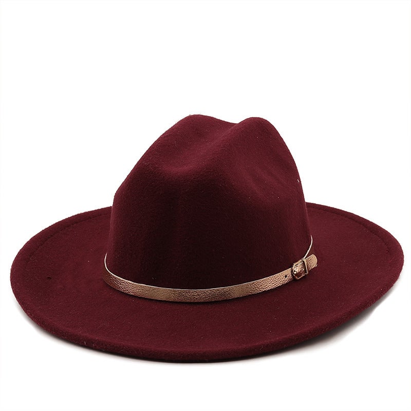 Winter Beret Women PU Leather Chain British  Duck Tongue Hat - Image 2