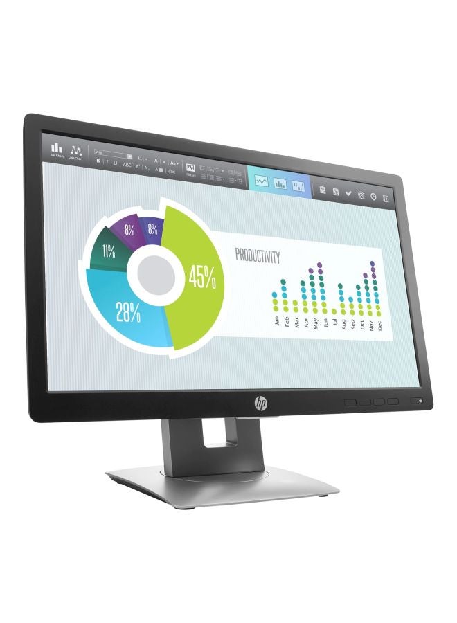 HP شاشة عرض LED بدقة عالية الوضوح مقاس 20 بوصة أسود/ فضي - Image 5