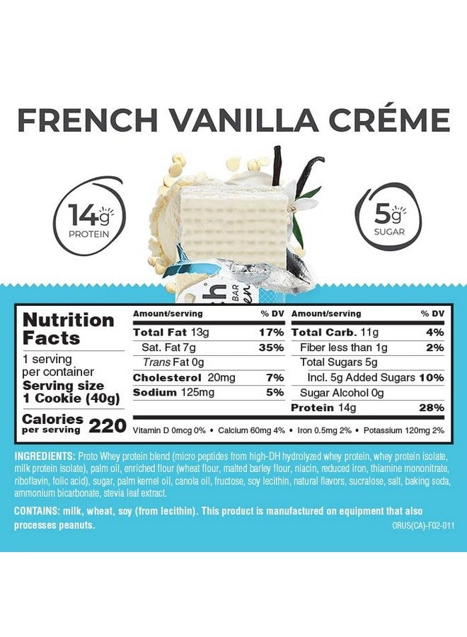 Power Crunch Protein Wafer Bars, High Protein Snacks with Delicious Taste, French Vanilla Creme, 1.4 Ounce (12 Count) - Image 3