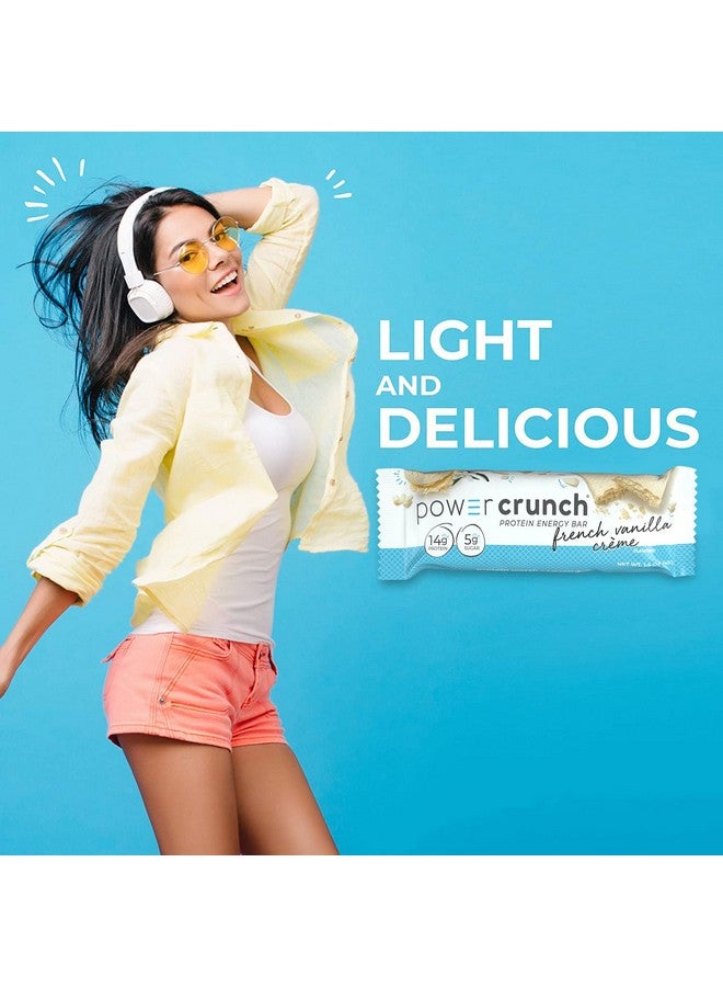 Power Crunch Protein Wafer Bars, High Protein Snacks with Delicious Taste, French Vanilla Creme, 1.4 Ounce (12 Count) - Image 4