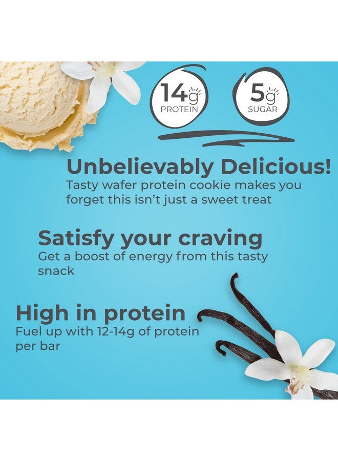 Power Crunch Protein Wafer Bars, High Protein Snacks with Delicious Taste, French Vanilla Creme, 1.4 Ounce (12 Count) - Image 2