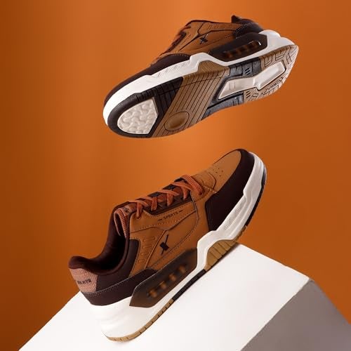 SPARX Sneaker SM-970 Tan for Men - Image 2