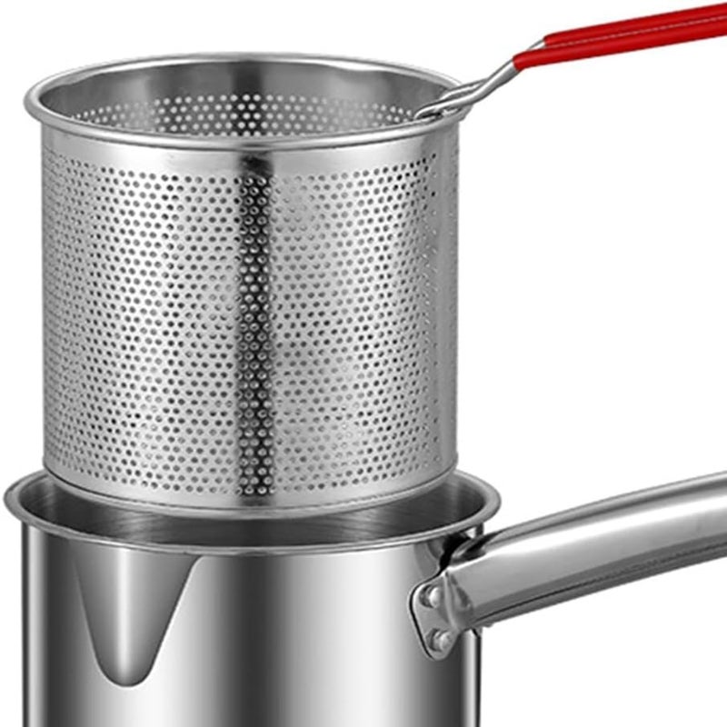 Stainless Steel Multi-purpose Frying Pan Set (with Colander + Lid + Tongs + Stove Rack) - Image 4