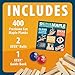 MindWare KEVA 400 Maple Wood Building Planks Set Building Toy Includes 400 Wooden Blocks 2 KEVA Balls and Idea Book Ages 5 - Image 4