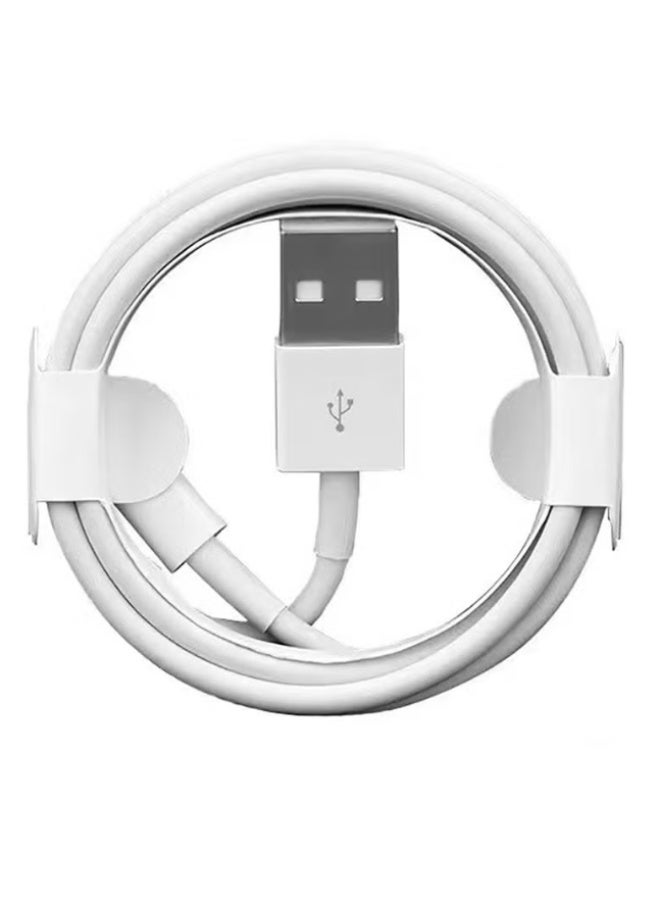 ALFY & CO iPhone Lightning to USB Cable (1 m) White - Image 3