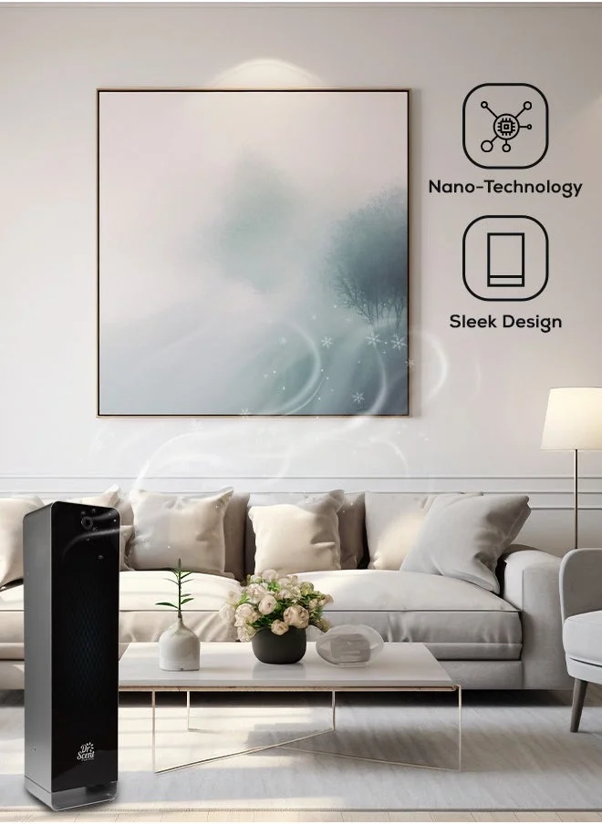 Dr Scent Dr Scent Essential Oil Standalone Mini Diffuser Machine Aromatherapy Scent Diffuser Device for Home, Hotel, Office & Gym | Modern Design, Advanced Scenting Tech | 600m², 1800m³ Coverage Area