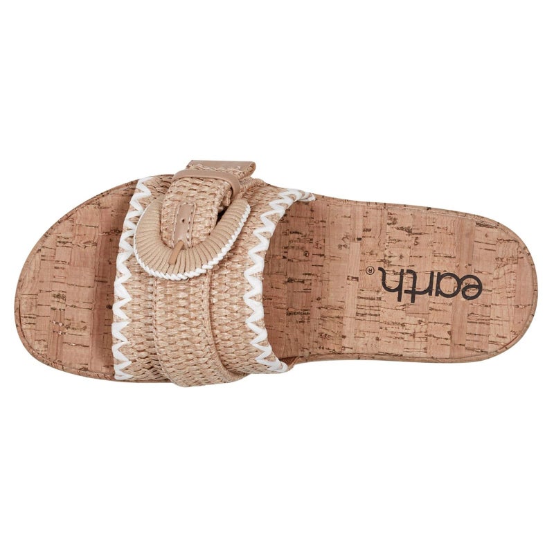 EarthÂ® Samsy Platform Wedge Sandals, Light Natural 110, 6 M - Image 2