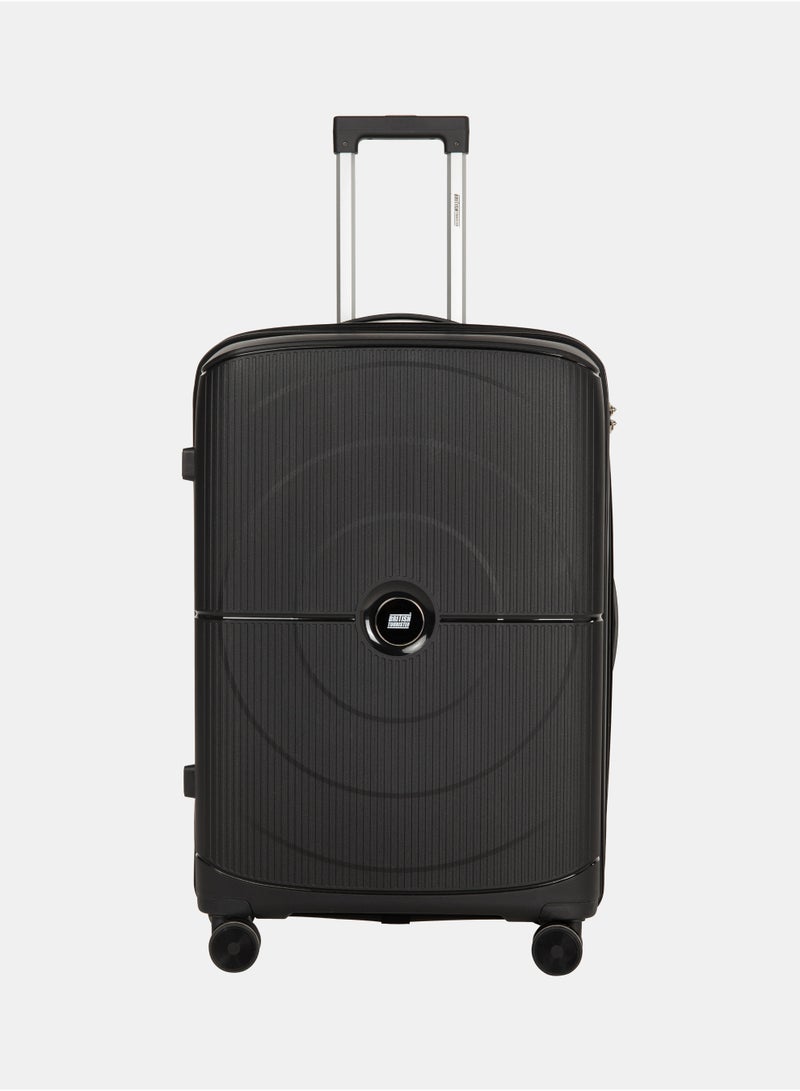 BRITISH TOURISTER 2-Piece Hard Shell Luggage Set (20'' & 24'') – Lightweight Polypropylene Suitcases with TSA Lock & 360° Spinner Wheels - Black - Image 2