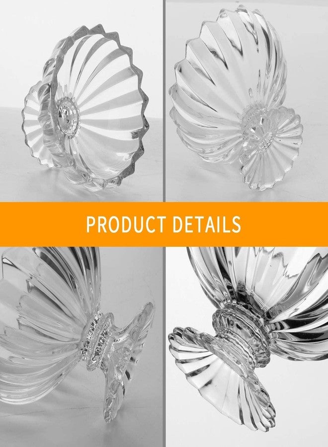 PSMS Crystal Premium Ice Ville Ice Cream Bowl, Dessert Cup for Sundae, Sweets,Snacks, Fruit, Pudding, Nuts or Dip, Serving Bowls Set of 6 Pcs Lead Free and BPA Free etc (1, icecup-170ml) - Image 2
