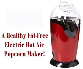 DITCAFOS Popcorn Maker 1200W Hot Air Popcorn Popper Electric Machine Snack Maker with Measuring Cup and Removable Lid - Image 4