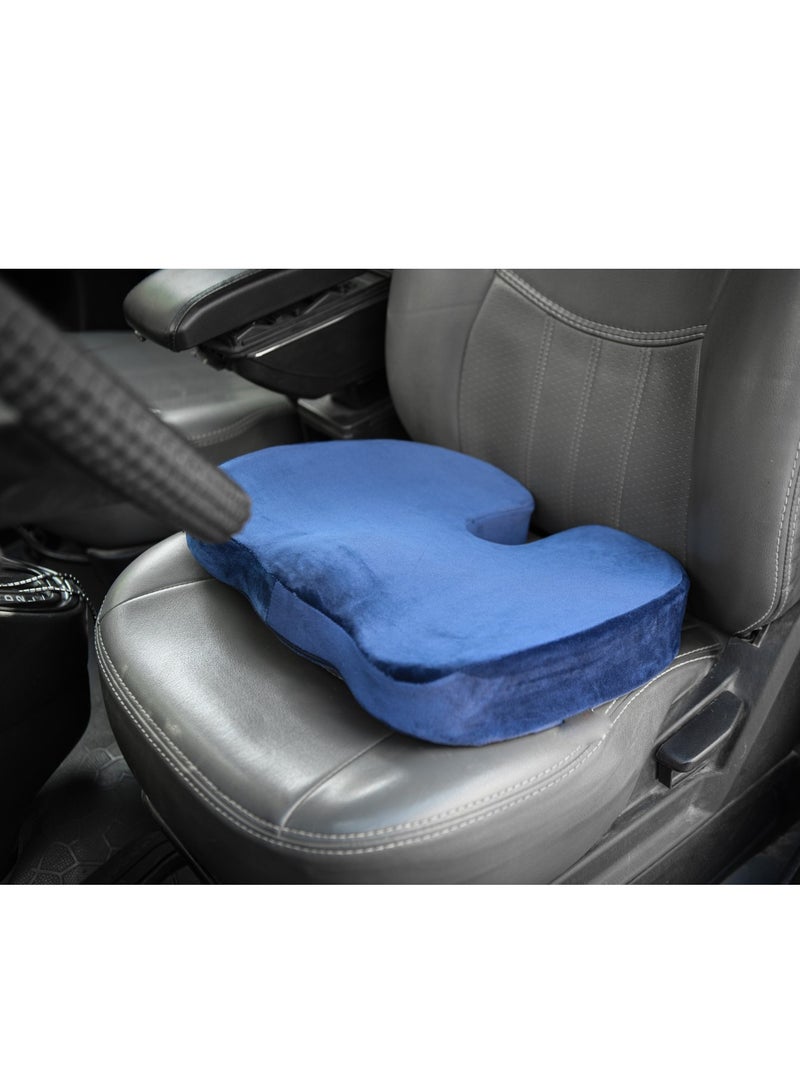 ماكس كمفورت مقعد طبي على شكل حرف U من الميموري الامريكي للوقايه من آلم الناسور وتخفيف كتله وزن الجسم علي منطقه الحوض للحصول اقصى قدر من الراحه , لون اسود - Image 4