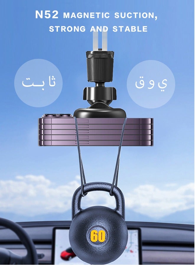 المغناطيسي حامل الهاتف المحمول للسيارة ، مع مغناطيس قوي على اي فون 14 / 13 / 12 برو ماكس زائد ميني megsafe القضية . - Image 4