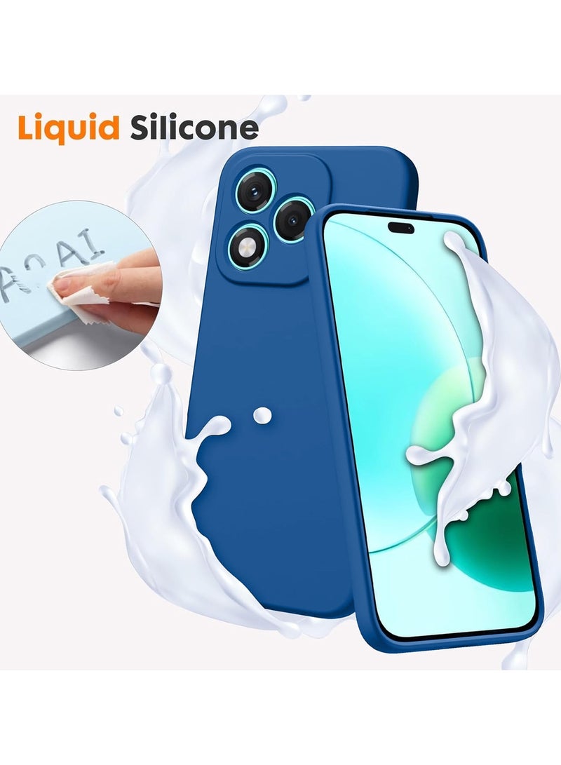 دبليو تيك غطاء حماية Honor 400 Lite 5G 2025 من السيليكون السائل الناعم (MCRPSN) - أزرق كحلي - Image 2