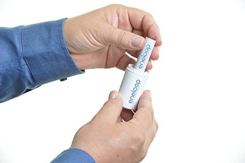 Eneloop Panasonic BQ-BS1E4SA D Size Battery Adapters for Use with Ni-MH Rechargeable AA Battery Cells, 4 Pack - Image 4