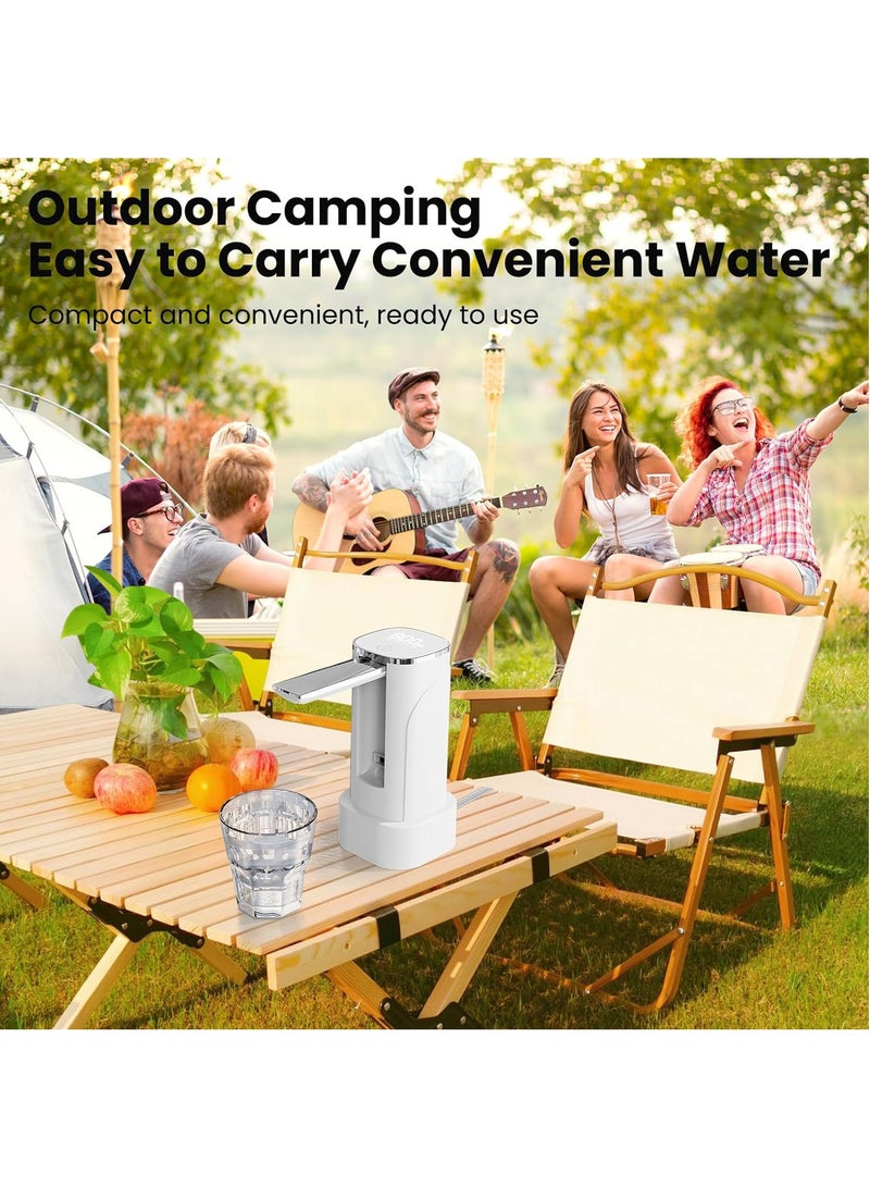 Captaintech USB Charging Automatic Drinking Water Pump, Portable Electric Water Dispenser, Water Bottle Switch (White) - Water Jug Pump, Water Bottle Pump - Image 4