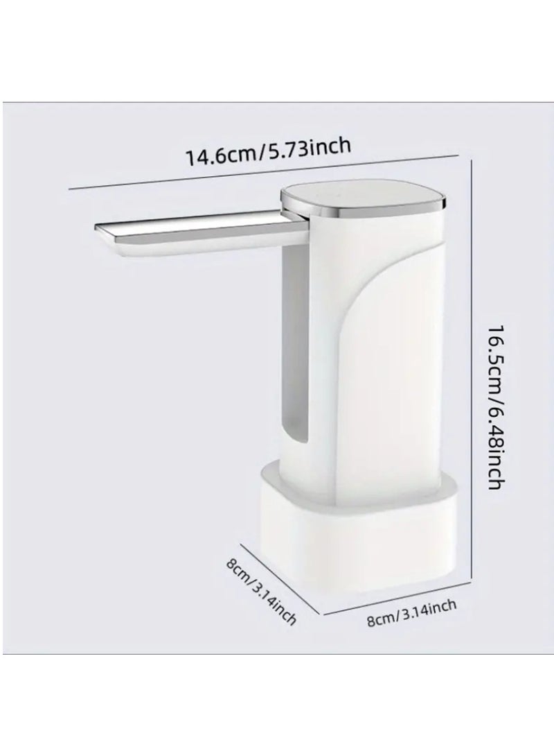 Captaintech USB Charging Automatic Drinking Water Pump, Portable Electric Water Dispenser, Water Bottle Switch (White) - Water Jug Pump, Water Bottle Pump - Image 3