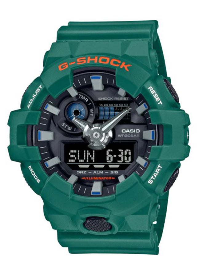 G-SHOCK Men's Analog+Digital Resin Wrist Watch GA-700SC-3ADR - 45 Mm 