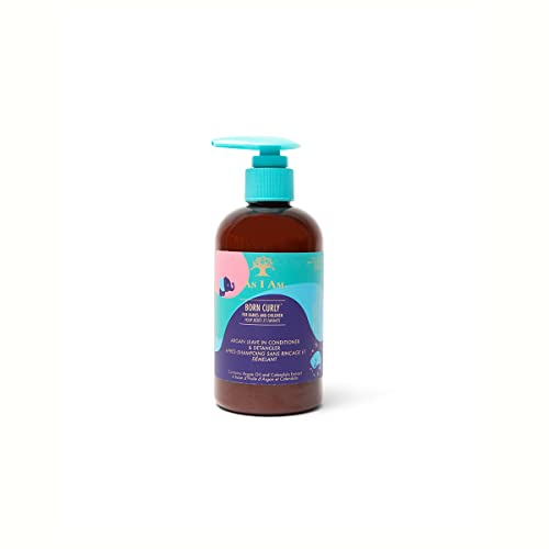 As I Am Born Curly Argan Leave-In Conditioner & Detangler - 8 ounce - Image 1