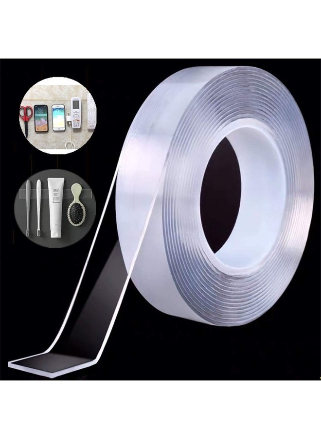 Heavy Duty Double Sided Tape,Mounting Tape, Traceless and Removable  Adhesive Tape, Strong Clear Double Sided Sticky Adhesive Tape for Home Decor, Fix Carpet Mats - Image 1