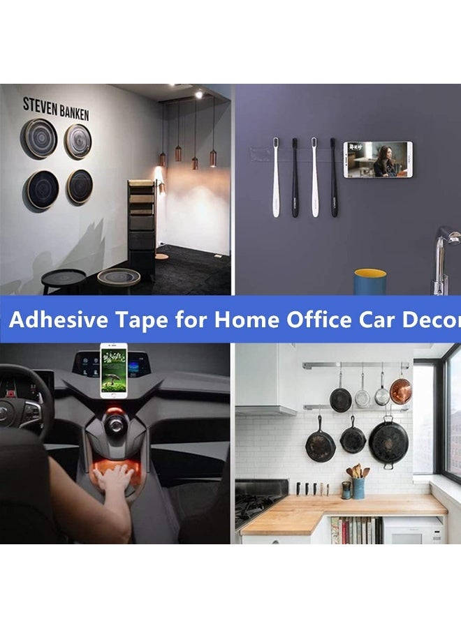 Heavy Duty Double Sided Tape,Mounting Tape, Traceless and Removable  Adhesive Tape, Strong Clear Double Sided Sticky Adhesive Tape for Home Decor, Fix Carpet Mats - Image 3
