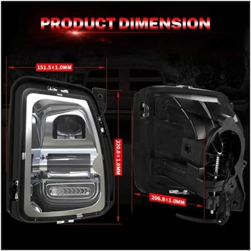 Vuzmode LED Fog Light Kit for Dodge Ram 1500 - Image 2