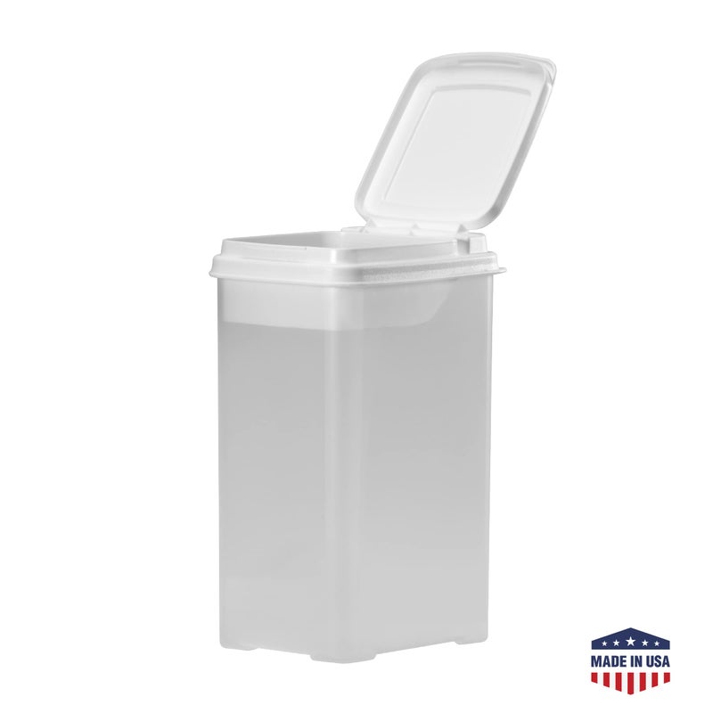Buddeez Flour and Sugar Container - 3.75 Quart All Purpose Kitchen Organization and Storage Unit, Large Food Storage Container For Kitchen and Organizing Your Pantry (with Scoop) - Image 5