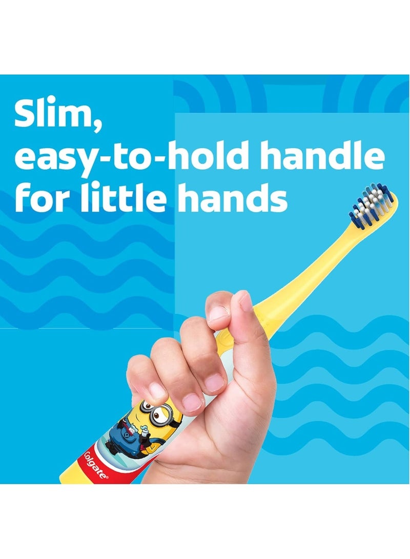 Colgate Kids Extra Soft Sonic Battery Powered Minions Toothbrush - 1 pc - Image 4