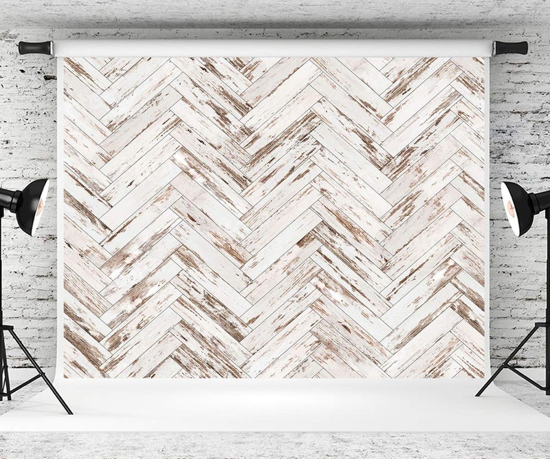 Kate 1065ft White Wood Backdrop White Wooden Background Fabric Wood Backdrop Photo Studio Props for Photographer Video Pictures