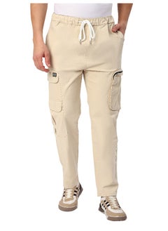Off White Zip Pocket 3D Cargo Pants