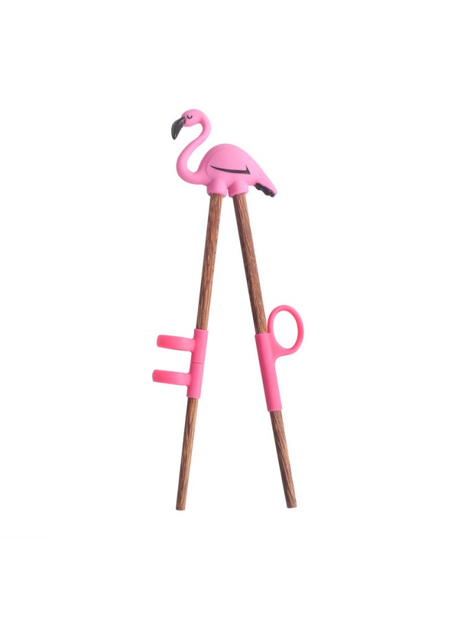 Daily Use Tableware/chopsticks - Bamboo Chopsticks Lotus Design-Color:Flamingo Wood Chopsticks Set - Image 1