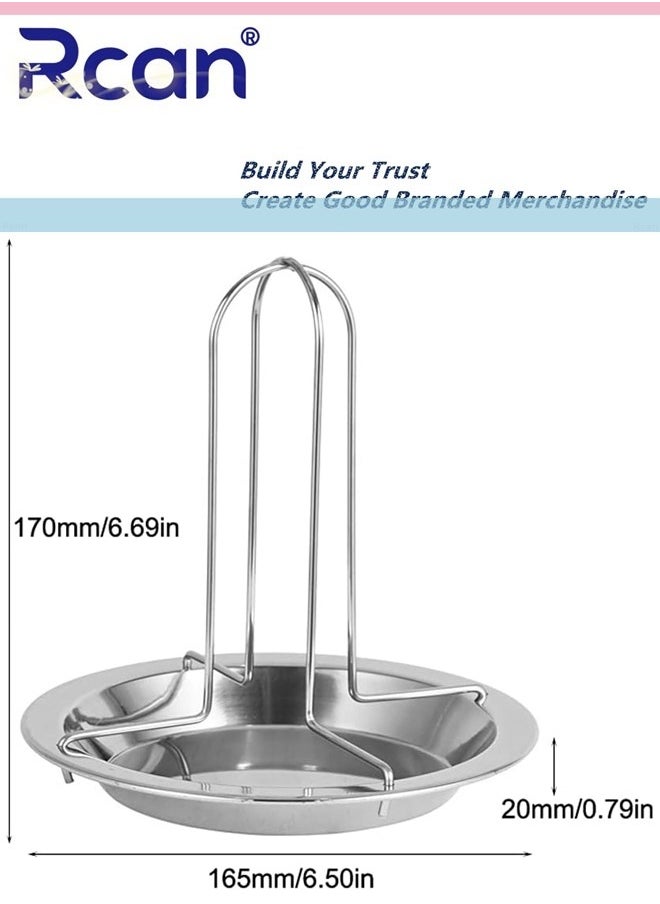 Rcan Outdoor Camping Thickened BBQ Grill Chicken Rack Carbon Steel Non Stick Roasting Chicken Pan  - Image 2